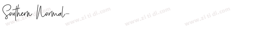 Southern Normal字体转换